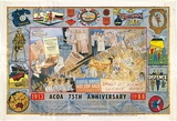 Artist: REDBACK GRAPHIX | Title: ACOA 75th anniversary - Campaigning in the public interest | Date: 1988 | Technique: screenprint, printed in colour, from five stencils | Copyright: © Michael Callaghan
