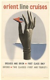 Artist: Beck, Richard. | Title: Orient line cruises. | Date: 1937 | Technique: lithograph, printed in colour, from multiple plates