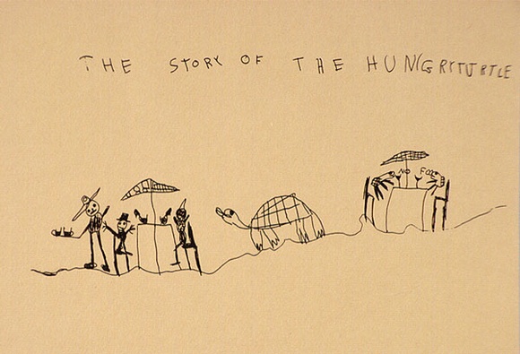 Artist: b'Hamilton, Nicholas.' | Title: b'Christmas card: The story of the hungry turtle' | Date: 1986 | Technique: b'lithograph; photograph' Artist: b'Hamilton, Nicholas.' | Title: b'Christmas card: The story of the hungry turtle' | Date: 1986 | Technique: b'lithograph; photograph'
