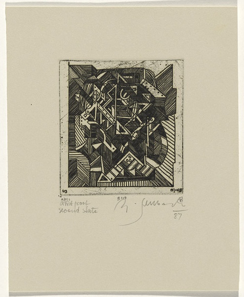 Artist: b'SELLBACH, Udo' | Title: b'not titled' | Date: 1960-80 | Technique: b'etching'