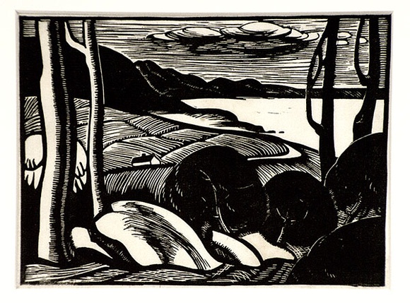 Artist: b'Perry, Adelaide.' | Title: b'South Coast' | Date: 1930 | Technique: b'linocut, printed in black ink, from one block' | Copyright: b'\xc2\xa9 Adelaide Perry' Artist: b'Perry, Adelaide.' | Title: b'South Coast' | Date: 1930 | Technique: b'linocut, printed in black ink, from one block' | Copyright: b'\xc2\xa9 Adelaide Perry'