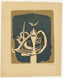 Artist: SELLBACH, Udo | Title: Arm | Date: 1955 | Technique: lithograph, printed in colour, from three stones [or plates]