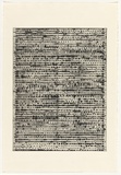 Artist: WESTCOTT, Kim | Title: not titled | Date: 1991 | Technique: drypoint printed in black | Copyright: © Kim Westcott.