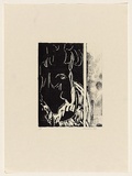 Artist: b'Zofrea, Salvatore.' | Title: b'not titled [head]' | Date: 1967 | Technique: b'woodcut, printed in black ink, from one block'