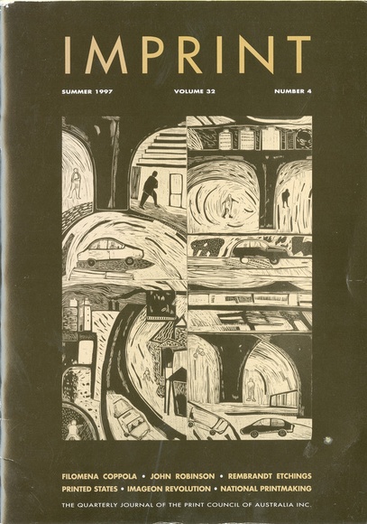 Artist: b'PRINT COUNCIL OF AUSTRALIA' | Title: b'Periodical | Imprint. Melbourne: Print Council of Australia, vol. 32, no. 4, 1997' | Date: 1997 Artist: b'PRINT COUNCIL OF AUSTRALIA' | Title: b'Periodical | Imprint. Melbourne: Print Council of Australia, vol. 32, no. 4, 1997' | Date: 1997