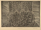 Artist: b'Ngarraija, Tommy May.' | Title: b'Yurramarral' | Date: 1995, November | Technique: b'linocut, printed in black ink, from one block'