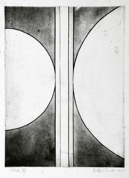 Artist: b'WICKS, Arthur' | Title: b'Bluebird' | Date: 1967 | Technique: b'etching and aquatint, printed in colour, from one plate' Artist: b'WICKS, Arthur' | Title: b'Bluebird' | Date: 1967 | Technique: b'etching and aquatint, printed in colour, from one plate'