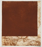 Artist: PARR, Mike | Title: Alphabet/Haemorrhage. | Date: 1992-93 | Technique: etching, printed in red ochre ink, from one plate