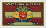 Artist: Burdett, Frank. | Title: West Australia apples ... Mount Baker Co-operative Society Ltd.. | Date: c.1920 | Technique: lithograph, printed in colour, from multiple stones [or plates]