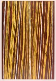 Artist: Tjupurrula, Turkey Tolsen | Title: not titled [straightening the spears] | Date: 1992 | Technique: woodcut, printed in colour, from three blocks