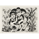 Artist: Mora, Mirka. | Title: Lovers garden. | Date: 1977 (dated)
