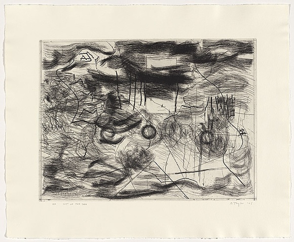 Artist: b'Taylor, Michael.' | Title: b'Out of the sea' | Date: 2006 | Technique: b'etching, printed in black ink, from one zinc plate' | Copyright: b'\xc2\xa9 Michael Taylor' Artist: b'Taylor, Michael.' | Title: b'Out of the sea' | Date: 2006 | Technique: b'etching, printed in black ink, from one zinc plate' | Copyright: b'\xc2\xa9 Michael Taylor'