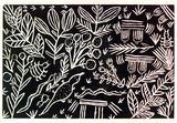 Artist: Petyarre, Violet. | Title: not titled [No.8] | Date: 1990 | Technique: woodcut, printed in black ink, from one block