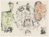 Artist: b'COLEING, Tony' | Title: bThink I'll have fish and chips | Date: 1983 | Technique: b'lithograph, printed in colour, from three stones'