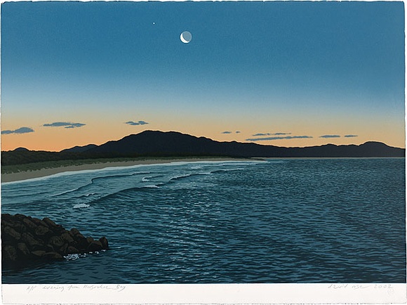 Artist: ROSE, David | Title: Evening from Horseshoe Bay | Date: 2002 | Technique: screenprint, printed in colour, from multiple screens