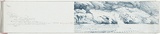 Artist: SCHMEISSER, Jorg | Title: My first little book from the voyage to the ice on the Aurora Australis. | Date: 1999 | Technique: engraving, printed in blue ink, from multiple polycarbonate sheets;  watercolour, gouache and pencil | Copyright: © Jörg Schmeisser