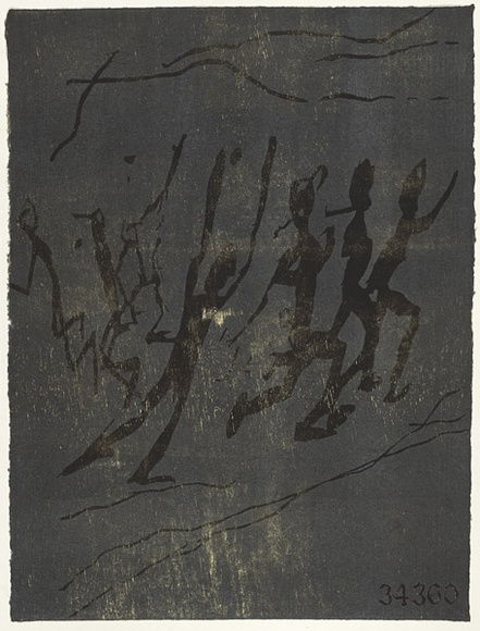 Artist: b'Tillers, Imants.' | Title: b'Flight 34360' | Date: 1993 | Technique: b'woodcut, printed in colour, from two blocks' | Copyright: b'Courtesy of the artist' Artist: b'Tillers, Imants.' | Title: b'Flight 34360' | Date: 1993 | Technique: b'woodcut, printed in colour, from two blocks' | Copyright: b'Courtesy of the artist'