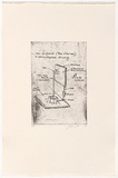 Artist: Bennett, Gordon. | Title: not titled [Non swimmer] | Date: 1993 | Technique: soft-ground etching, printed in black ink, from one plate | Copyright: © Gordon Bennett, Licensed by VISCOPY, Australia