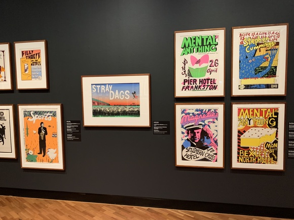 Title: Enjoy this trip: The art of music posters. Installation, National Gallery of Australia, Canberra, 2025 .3