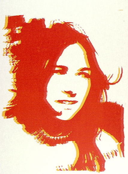 Artist: b'Tilley, Lorna.' | Title: b(Poster of woman's face) | Technique: b'screenprint, printed in colour, from multiple stencils' Artist: b'Tilley, Lorna.' | Title: b(Poster of woman's face) | Technique: b'screenprint, printed in colour, from multiple stencils'