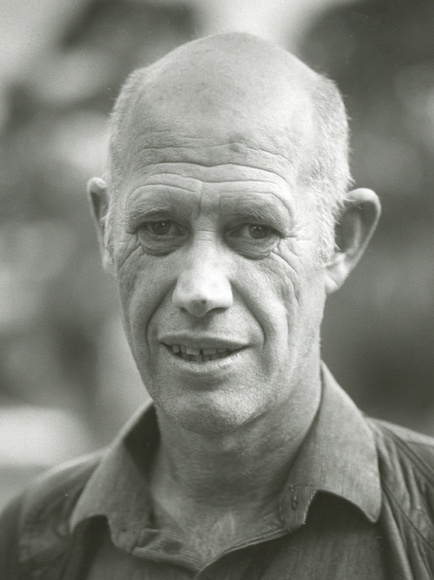 Artist: b'Heath, Gregory.' | Title: b'Portrait of Anthony Lusk, Australian printmaker' | Date: c.1990