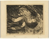 Artist: BOYD, Arthur | Title: Lovers in a thicket. | Date: (1962-63) | Technique: etching and aquatint, printed in black ink, from one plate | Copyright: Reproduced with permission of Bundanon Trust