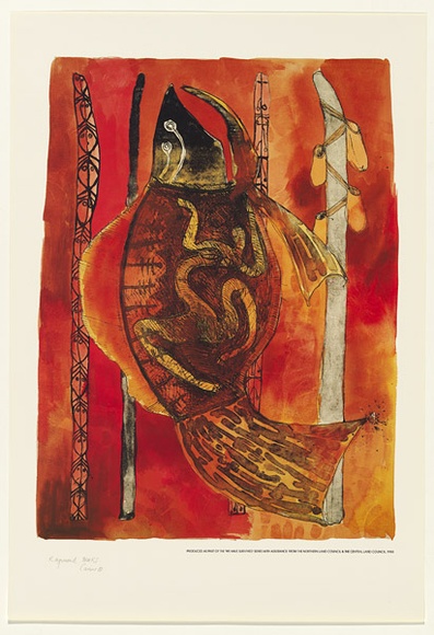 Artist: b'Meeks, Arone Raymond.' | Title: b'not titled' | Date: 1988 | Technique: b'offset lithograph, printed in colour, from multiple plates' Artist: b'Meeks, Arone Raymond.' | Title: b'not titled' | Date: 1988 | Technique: b'offset lithograph, printed in colour, from multiple plates'