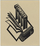 Artist: Thake, Eric. | Title: Bookplate: V.S. Hewett | Date: 1932 | Technique: wood-engraving, printed in black ink, from one block