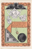 Artist: Women's Domestic Needlework Group. | Title: When I had worked the pattern | Date: 1979 | Technique: screenprint, printed in colour, from multiple stencils