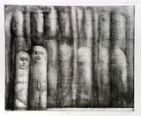 Artist: Looby, Keith. | Title: 5th class | Date: 1976 | Technique: etching and aquatint, printed in black ink, from one plate | Copyright: © Keith Looby