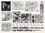 Artist: COLEING, Tony | Title: Tony Coleing - 9 new prints, 1983 | Date: 1984 | Technique: offset-lithograph, printed in black ink, from one plate