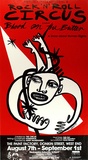 Artist: b'ACCESS 7' | Title: b'Blood on the Butter' | Date: 1991, July | Technique: b'screenprint, printed in black and red ink, from two stencils'