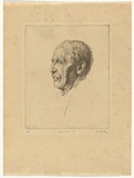 Artist: Britton, Fred. | Title: Julian Ashton esq. | Date: (1925) | Technique: etching, printed in black ink, from one plate
