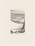 Artist: Elliott, Fred W. | Title: Wind scour, Masson Range | Date: 1997, February | Technique: photo-lithograph, printed in black ink, from one stone | Copyright: By courtesy of the artist