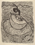 Artist: Bowen, Dean. | Title: Vortex | Date: 1988 | Technique: lithograph, printed in black ink, from one stone