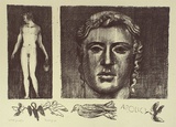 Artist: b'Dunlop, Brian.' | Title: b'(Apollo)' | Date: 1986 | Technique: b'lithograph, printed in black ink from one stone'