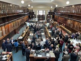Title: Stephen Coppel retirement. Celebrating his achievements in the Prints and Drawing Department, at the British Museum, London