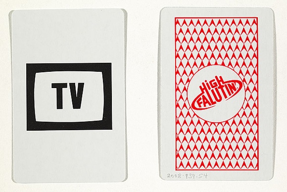 Title: TV | Date: c.1985 | Technique: off-set lithograph