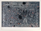 Artist: Hadley, Basil. | Title: Smile | Date: 1979 | Technique: screenprint, printed in colour, from multiple stencils