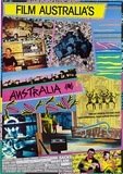 Artist: REDBACK GRAPHIX | Title: Film Australia's Australia. | Date: 1988 | Technique: offset-lithograph, printed in colour, from multiple plates | Copyright: © Michael Callaghan