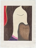 Artist: b'Harris, Brent.' | Title: b'Jesus.' | Date: 2004 | Technique: b'woodcut, printed in colour, from 9 blocks'