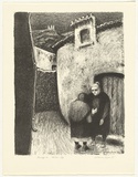 Artist: b'Counihan, Noel.' | Title: b'Women talking.' | Date: 1981 | Technique: b'lithograph, printed in black ink, from one stone'