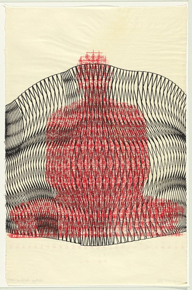Artist: b'Payne, Patsy.' | Title: b'Imprint XII' | Date: 2005 | Technique: b'screenprint, printed in colour, from three stencils'