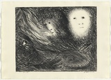 Artist: BOYD, Arthur | Title: The vision of the church on fire. | Date: (1965) | Technique: lithograph, printed in black ink, from one plate | Copyright: Reproduced with permission of Bundanon Trust