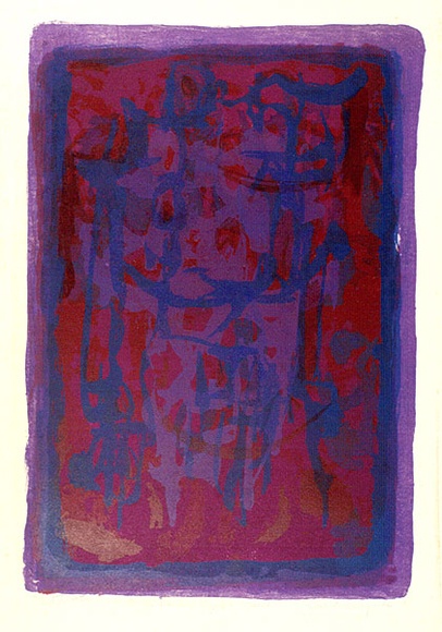 Artist: b'Buckley, Sue.' | Title: b'The evening shades prevail.' | Date: 1966 | Technique: b'lithograph, printed in colour, from multiple stones [or plates]' | Copyright: b'This work appears on screen courtesy of Sue Buckley and her sister Jean Hanrahan'