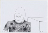 Artist: Burns, Peter. | Title: Model. | Date: 1958 | Technique: photocopy, printed in black ink | Copyright: © Peter Burns