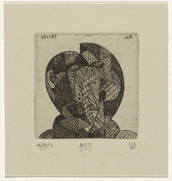 Artist: b'SELLBACH, Udo' | Title: b'not titled' | Date: 1960-80 | Technique: b'etching'