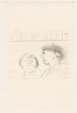 Title: Sydney 1 - Nicole and Ross | Date: 1982 | Technique: drypoint, printed in black ink, from one perspex plate