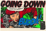 Artist: Healy, Paul. | Title: Going Down... Our heroines are the women of today. | Date: 1983 | Technique: screenprint, printed in colour, from five stencils