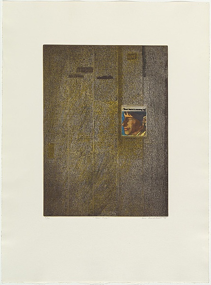 Artist: b'MADDOCK, Bea' | Title: b'Your turn' | Date: 1976, November | Technique: b'photo-etching, aquatint, softground etching, burnishing, roulette and drypoint, printed in colour, from seven plates' Artist: b'MADDOCK, Bea' | Title: b'Your turn' | Date: 1976, November | Technique: b'photo-etching, aquatint, softground etching, burnishing, roulette and drypoint, printed in colour, from seven plates'